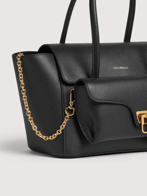 COCCINELLE_DOUBLE-BEAT_MEDIUM_BLACK