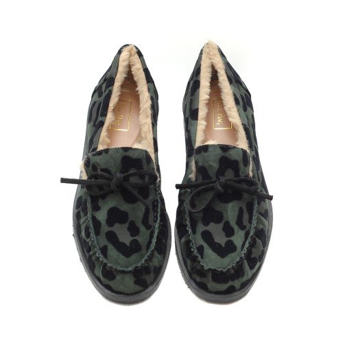 THE_BAG_FAUX_FUR_GREEN_ANIMAL_PRINT_LOAFERS