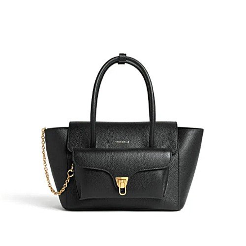 COCCINELLE_DOUBLE-BEAT_MEDIUM_BLACK