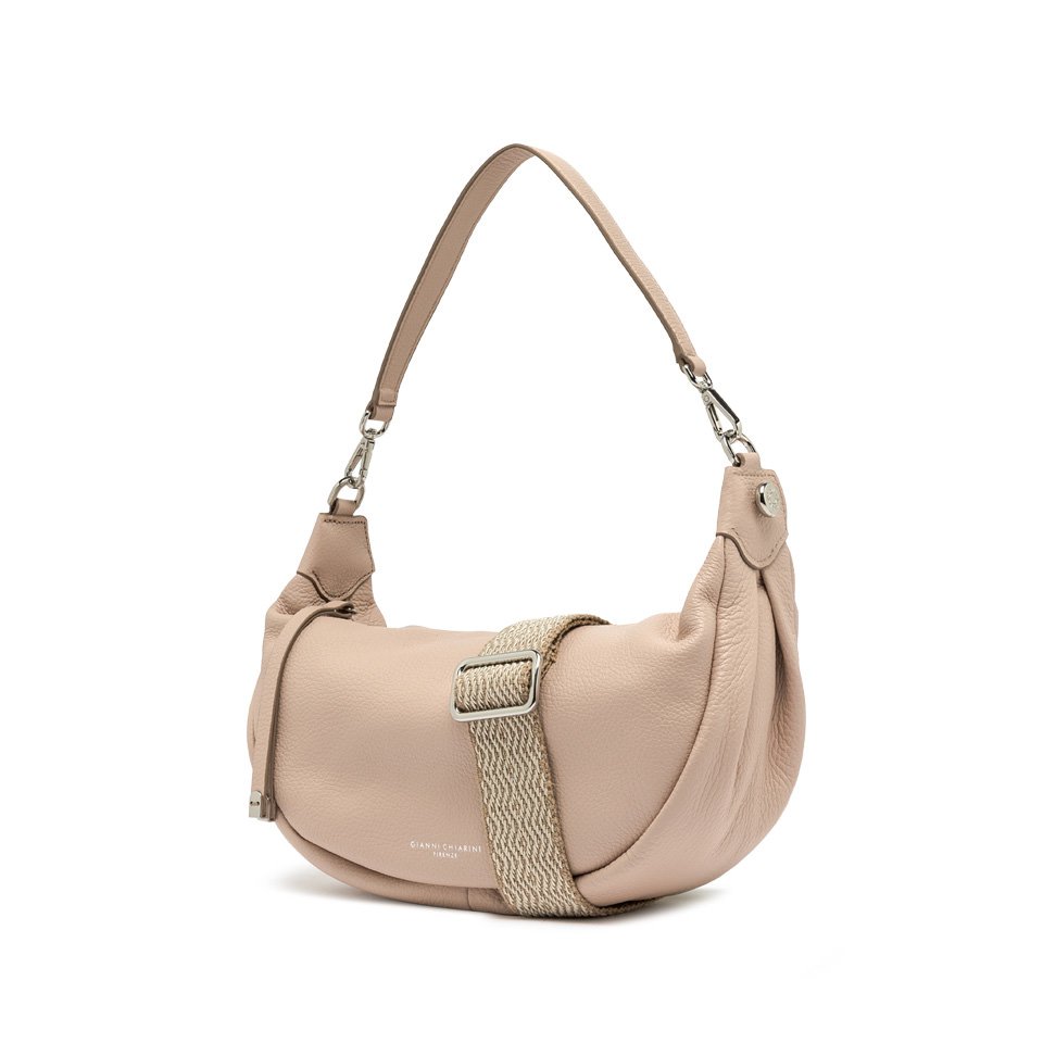 Gianni Chiarini Aisha Pink Salt Grain Leather Bag - Image 7