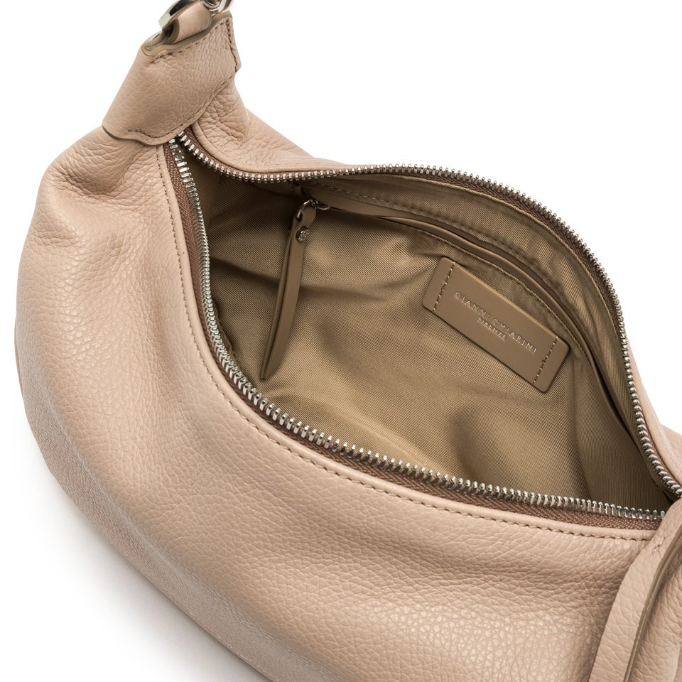 Gianni Chiarini Aisha Pink Salt Grain Leather Bag - Image 3