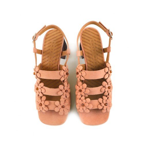 CHIE-MIHARA-LELY-PEACH-SUEDE-SANDALS