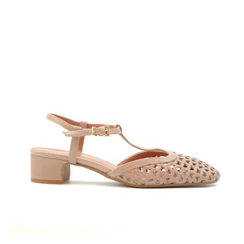 LES:VENUES CREAM SANDALS