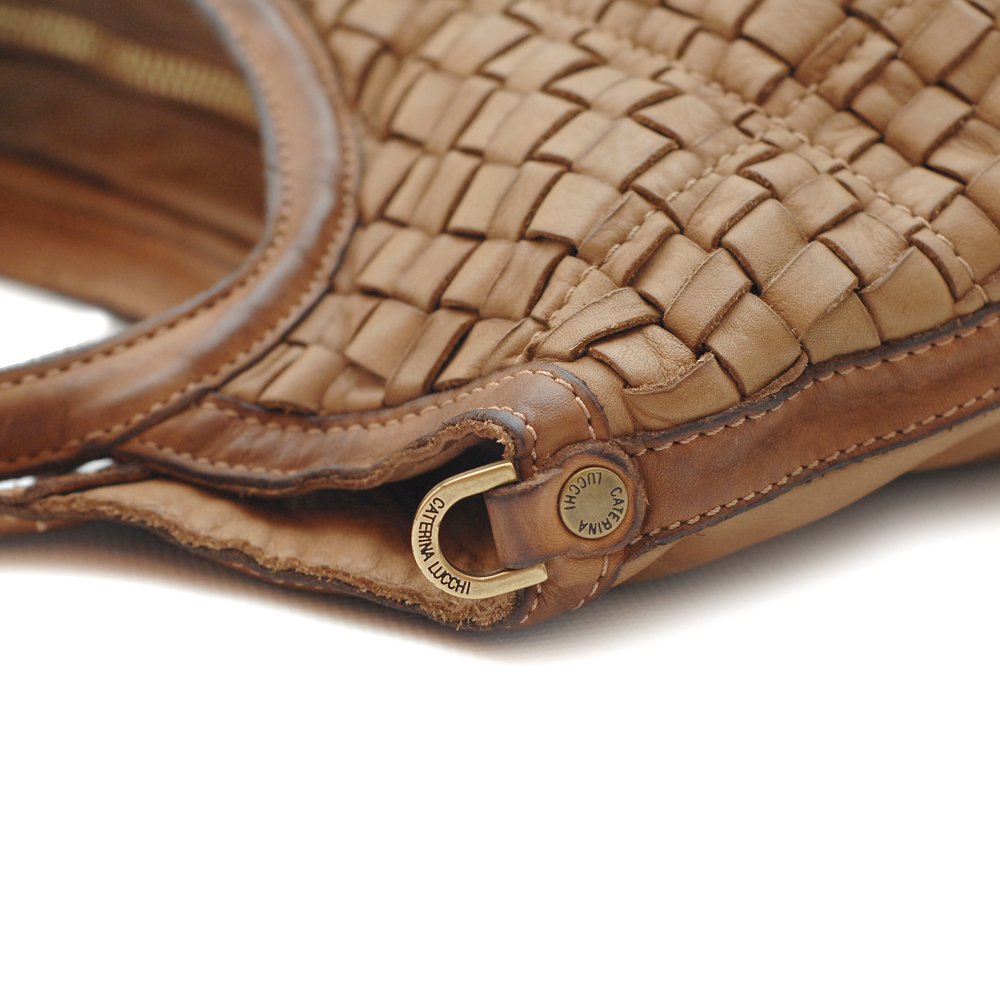 CATERINA_LUCCHI_TOFFEE_LEATHER_BAG