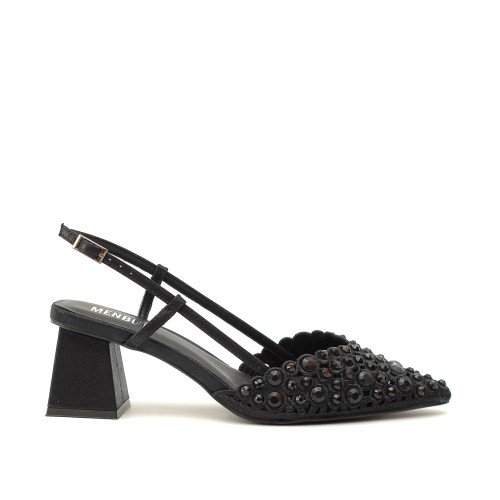 MENBUR_EMBELLISHED_BLACK_SLINGBACK_PUMPS