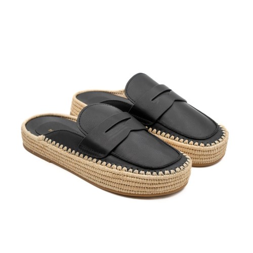 PALOMA_BARCELO_BELINDA_BLACK_RAFFIA_LOAFERS