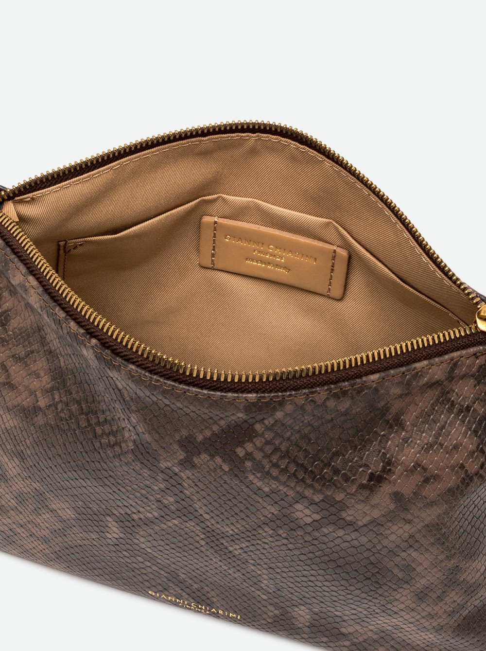 GIANNI-CHIARINI-NORA-POUCH-MEDIUM-PYTHON-ESPRESSO-10225