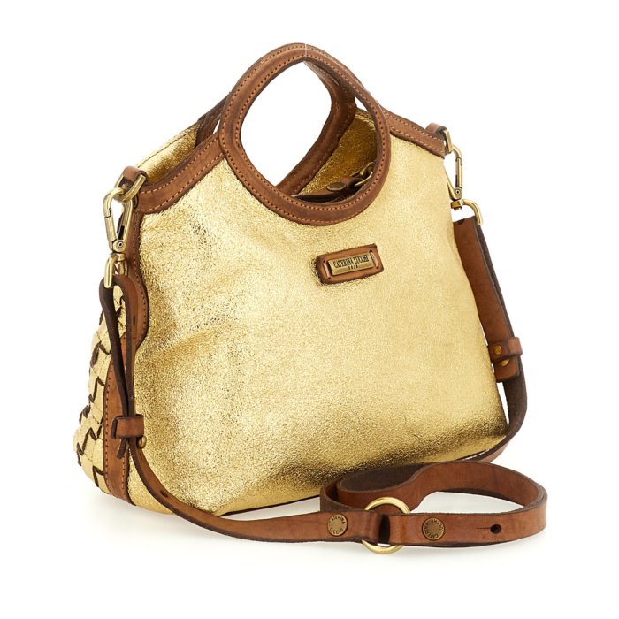 LUCCHI_INTRECCIATO_GOLD_LEATHER_MINI_TOTE