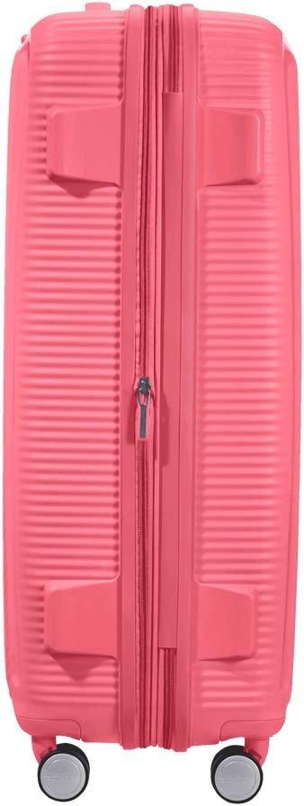 AMERICAN-TOURISTER-SOUNDBOX-LUGGAGE-CORAL-PINK