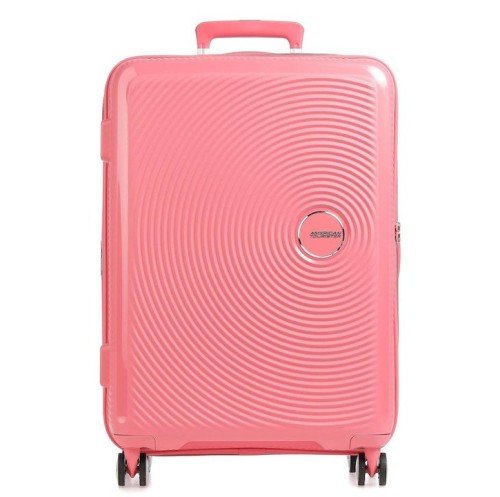 AMERICAN-TOURISTER-SOUNDBOX-LUGGAGE-CORAL-PINK