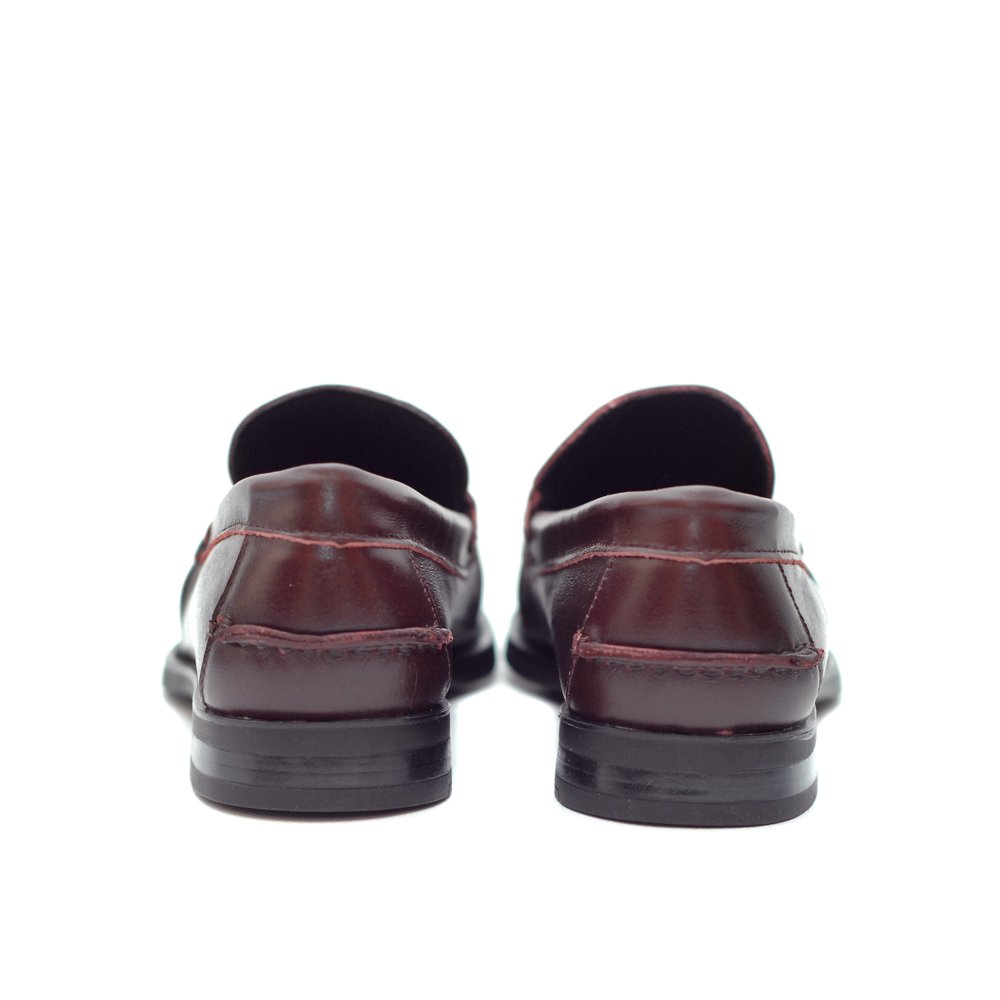 KMB-SHINY-WINE-LEATHER-LOAFERS