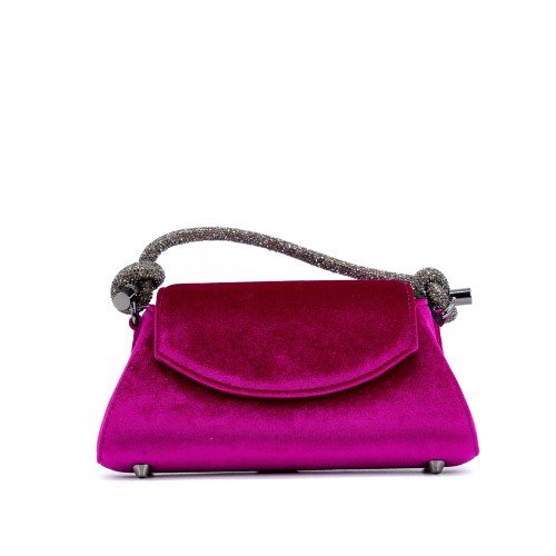 MENBUR-FUCHSIA-VELVET-MINI-HANDBAG