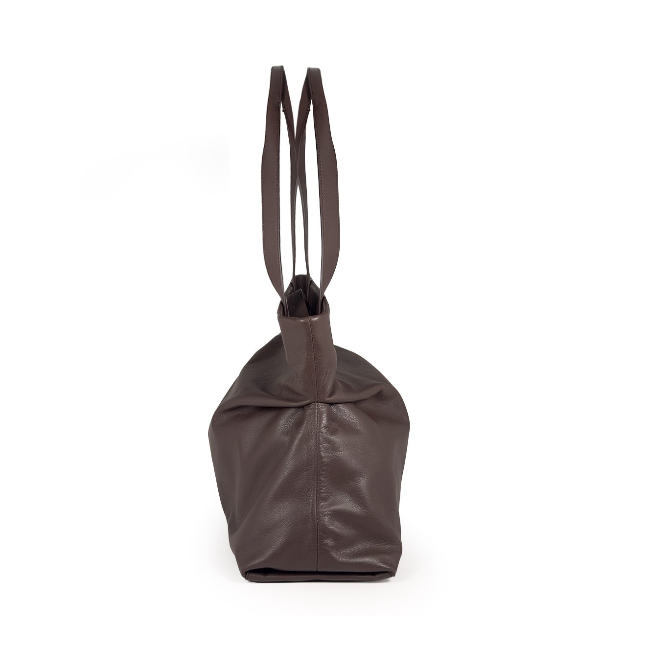 VIC-MATIE-ADRIANA-DARK-BROWN-LEATHER-BAG