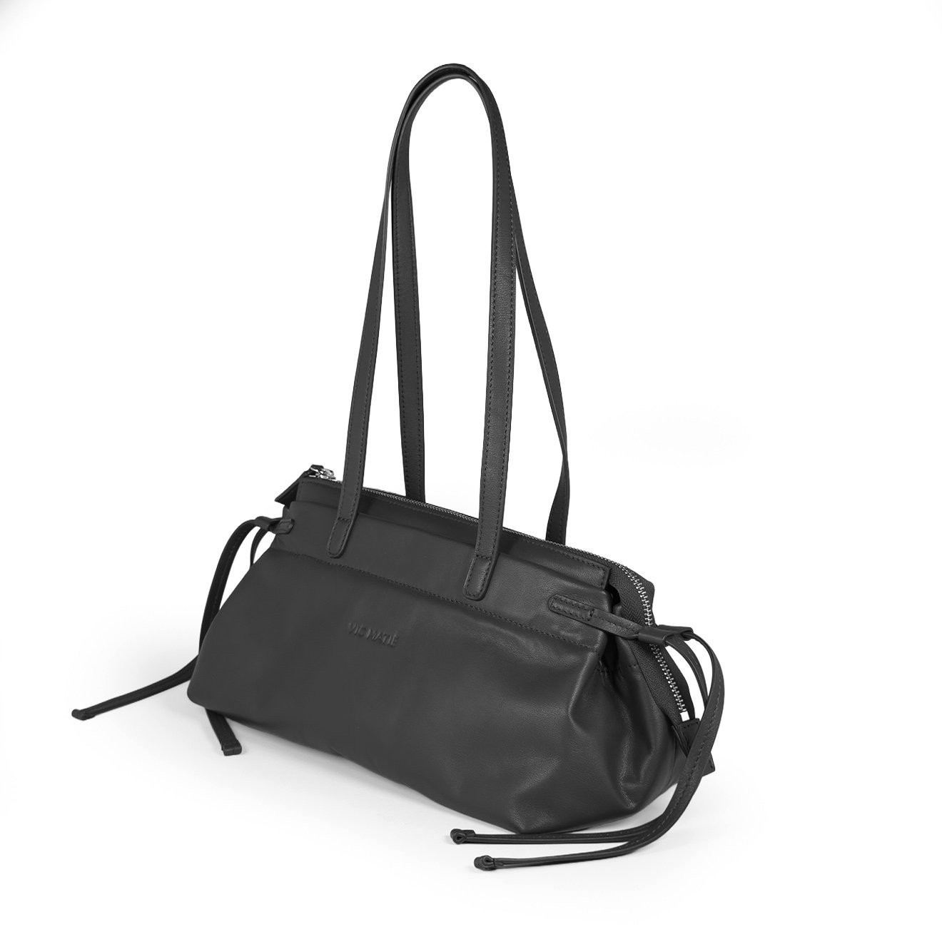 VIC-MATIE-CLAUDITA-BLACK-LEATHER-BAG