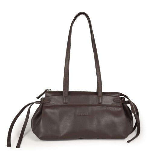 VIC-MATIE-CLAUDITA-DARK-BROWN-LEATHER-BAG