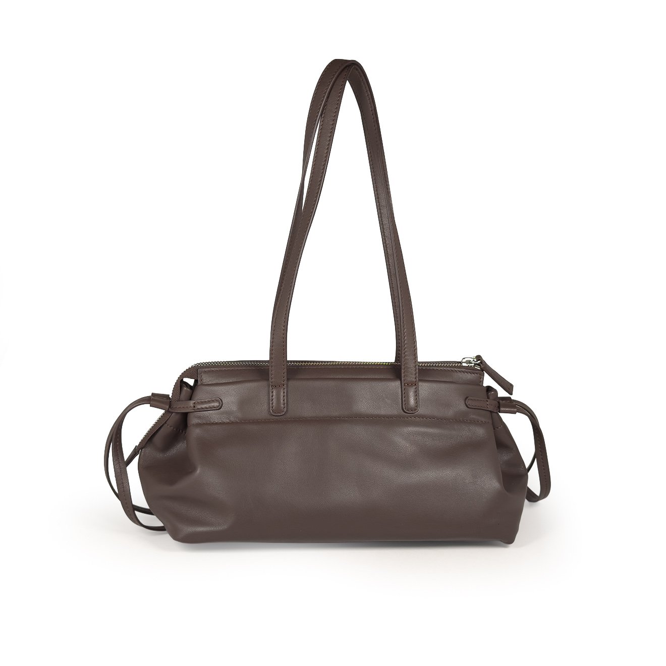 VIC-MATIE-CLAUDITA-DARK-BROWN-LEATHER-BAG