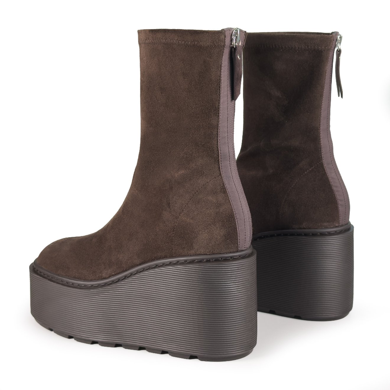 VIC-MATIE-STRIPY-BROWN-SUEDE-PLATFORM-BOOTS
