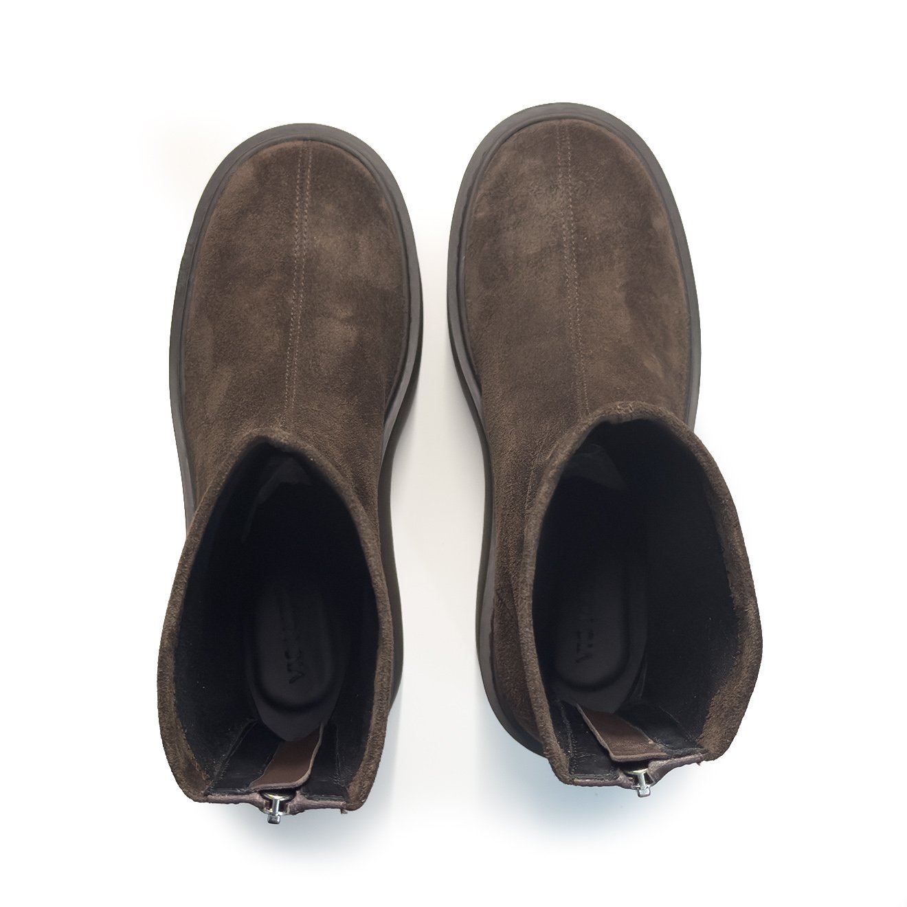 VIC-MATIE-STRIPY-BROWN-SUEDE-PLATFORM-BOOTS