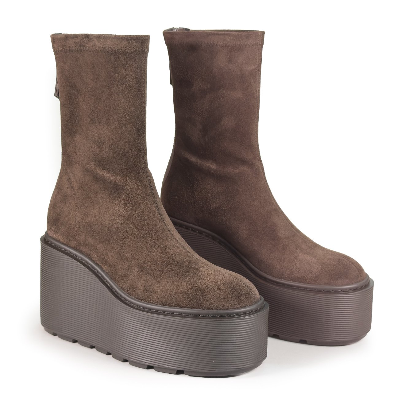 VIC-MATIE-STRIPY-BROWN-SUEDE-PLATFORM-BOOTS