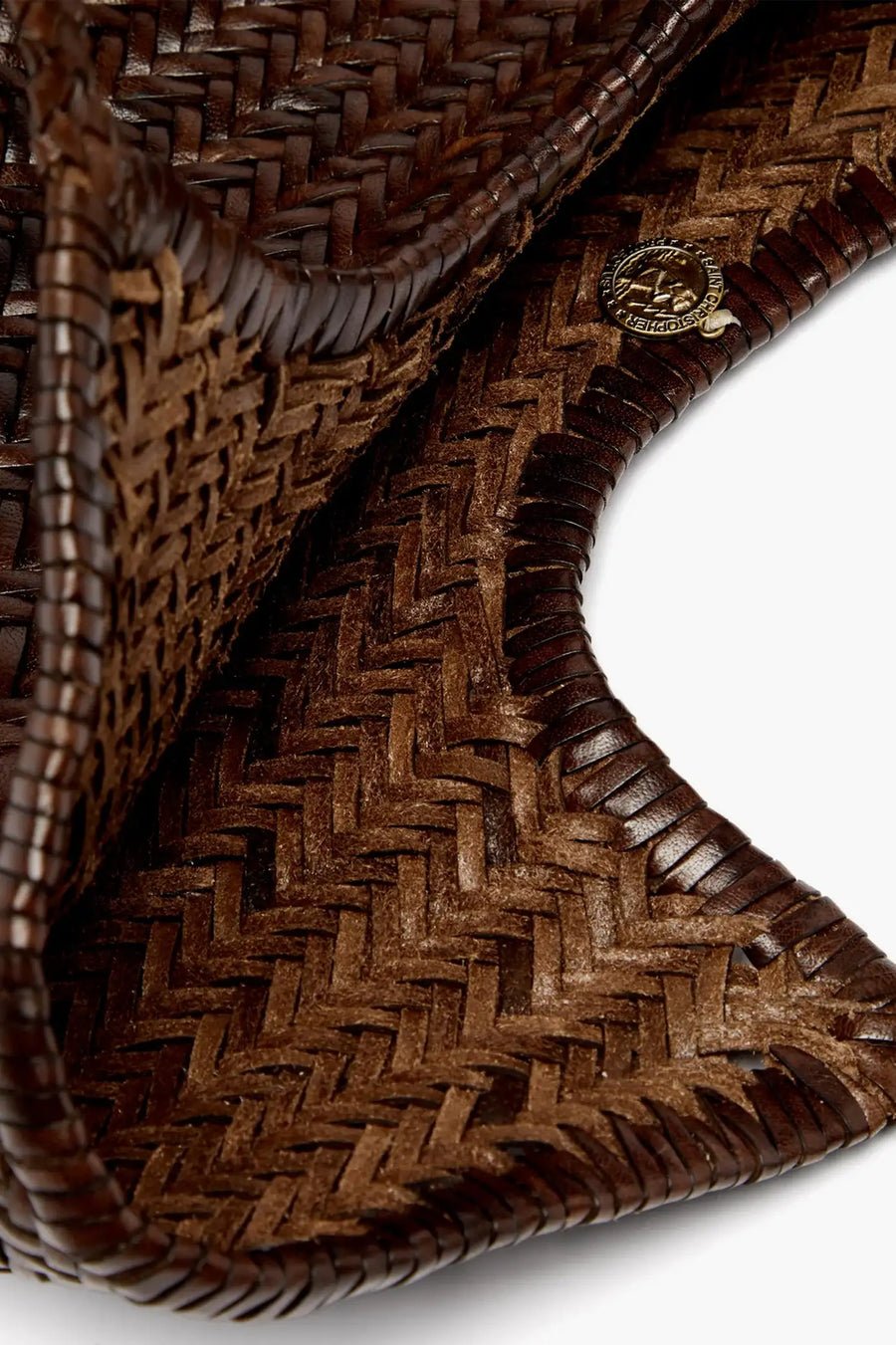 dragon-diffusion-woven-leather-bag-handmade-ns-diagonal-triple-jump-dark-brown