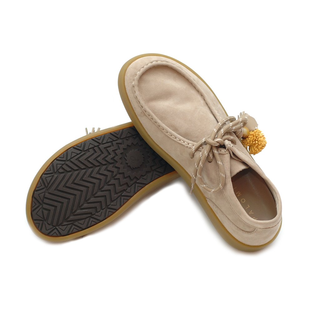 PALOMITAS-RINA-BEIGE-SUEDE-APRON-TOE-LOAFERS