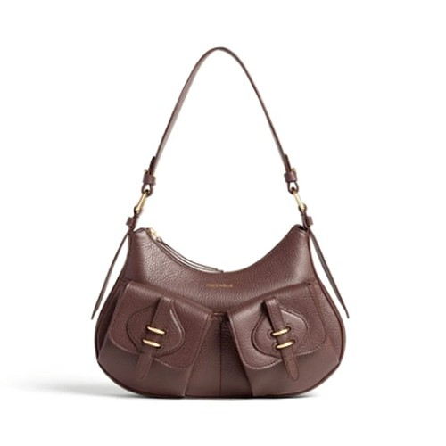 COCCINELLE-MAVERY-POCKETS-LEATHER-HOBO-BAG