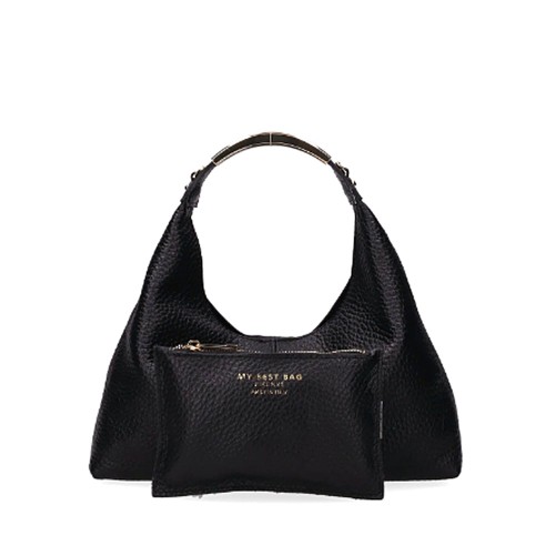 MY-BEST-BAG-FIRENZE-ELLIPSE-BLACK-PEBBLED-LEATHER-HANDBAG