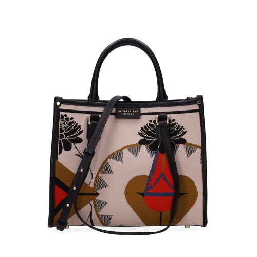 MY-BEST-BAG-FIRENZE-MEDIUM-JACQUARD_ROSE DHALIA-TOTE