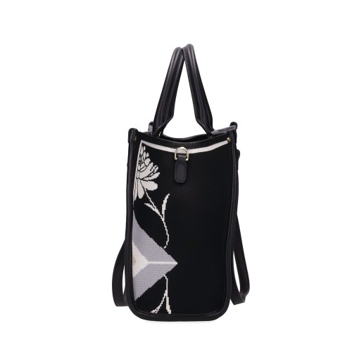 MY-BEST-BAG-FIRENZE-MEDIUM-JACQUARD-BLACK-DAHLIA-TOTE