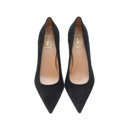 THE-BAG-BLACK-SUEDE-KITTEN-HEEL-PUMPS